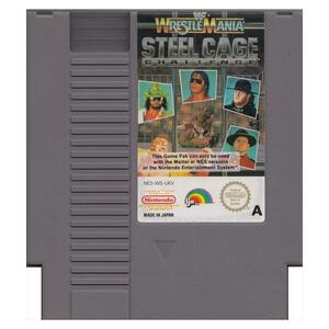 ★[欧州(UKV)版NES]WWF WrestleMania: Steel Cage Challenge[ROMのみ](中古)　レッスルマニア WWE