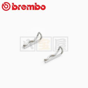  postage 185 jpy ~ * Brembo original pin clip 2 piece set F40 F50 caliper for BREMBO BRAKE PAD GUIDE PIN CLIP genuine products BRB-0012-P03-2