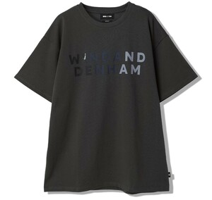 WIND AND SEA DENHAM x WDS Tee Charcoalウィン ダン シー デンハム x WDS Tシャツ チャコール Lサイズ