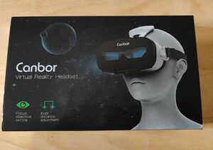 Canbor VR ゴーグル スマホ ヘッドセットAndroid iPhone 3D ゲーム 映画 Google Cardboar