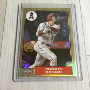 大谷翔平 35th topps chrome #87BC-2. 72