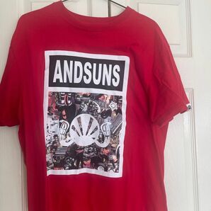 ANDSUNS Tシャツ プリントTシャツ