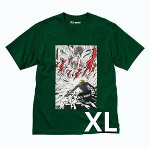 ユニクロ UT Tシャツ 進撃の巨人 グリーン エレン XLサイズ