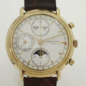 * Eterna 678.2147.68 K18YG Triple календарь moon phase хронограф ограничение 500шт.@ мужской самозаводящиеся часы *[117761]