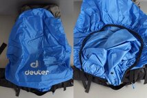 #【美品】deuter ドイター aircontact45＋10 トレッキングバックパック 登山バック レインカバー付き エアコンタクト リュック（札）_画像5