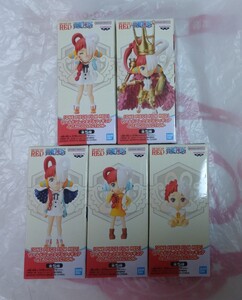 定形外350円 新品・未開封【A/B/C/D/E】全5種 『ONE PIECE FILM RED』ワールドコレクタブルフィギュア UTA COLLECTION ウタ コレクション