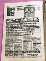 週刊宝石　1995年 3月9日号(no.645）福岡ダイエー/安井小径/‘95年最新RV/松田聖子x神田正輝/長渕剛/ダウンタウン/_画像8