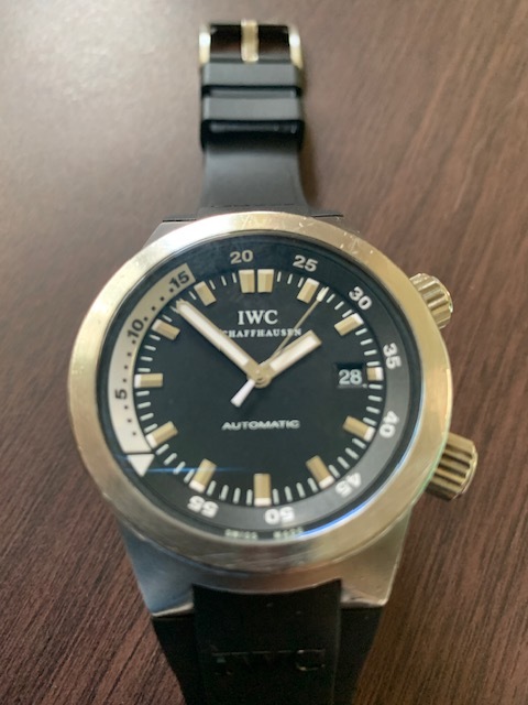 ヤフオク! -「iwc アクアタイマー ラバーベルト」(アクセサリー、時計