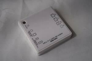 SANWA Sanwa Supply ADR-MLT15W USB2.0 многоформатное считывающее устройство для флэш-карт * зажигалка 