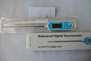  waterproof digital thermometer -50*C~+300*C water temperature gage speed . flushing possible rust prevention maximum and minimum thermometer memory stick 