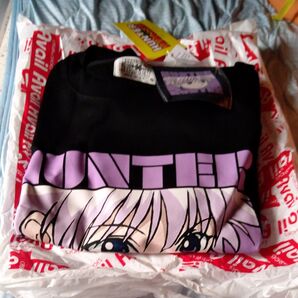値下げ。アベイル HUNTER×HUNTER キルア トレーナータグ付き。Mサイズ。新品。
