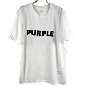 TANGTANG DESIGN(タンタンデザイン) Purple Shortsleeve T Shirt (white)