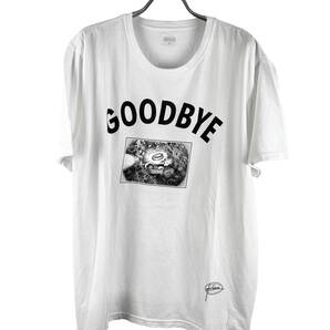 TANGTANG DESIGN(タンタンデザイン) GOODBYE Print Shortsleeve T Shirt (white)