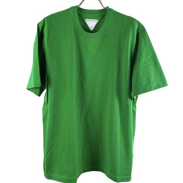 Bottega Veneta(ボッテガ ヴェネタ) Back Logo Cotton Shortsleeve T Shirt (green)