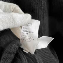 Celine(セリーヌ) OVERSIZED SWEATER IN RIBBED WOOL KNIT (black)_画像9