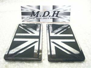 MINI R55/F54 ナンバーガーニッシュ/ユニオンジャック(2PCS)【Halt Design/ハルトデザイン製】新品/BMWミニ/MDH/UJ/