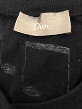 レア メンズ 2006 DIOR HOMME 音符 Tシャツ S 黒 ディオールオム エディスリマン Hedi Slimane サンローラン YSL 44 シャツ 白 パリ_画像4