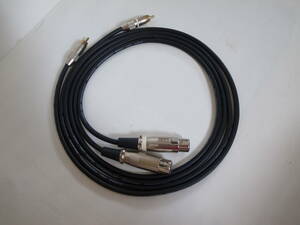 RCA XLR CLASSIC PRO　NON-NOISE INSTRUMENTAL MUSIC LINK CABLE　ペア　1.4ｍ　1組