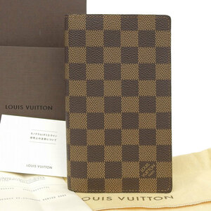 【本物保証】 箱・布袋付 美品 ルイヴィトン LOUIS VUITTON ダミエ ポルトフォイユ コロンブス 二つ折長財布 エベヌ N63022