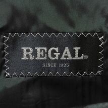 高級【REGAL】リーガル スーツ 上下セットアップ シングル ジャケット スラックス パンツ ダークグレー灰色 サイズ メンズ身長165㎝/11499j_画像8