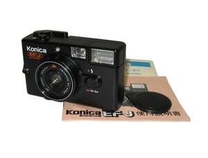 ジャンク Konika EFJ AUTO DATE フィルムカメラ ブラック レトロ コニカ オートデート