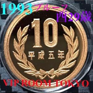 #10円プルーフ青銅貨 平成5 年 1983/プルーフ貨幣 未完 proof set ミントセット 開封品 #カプセル付き #10円硬貨 #プルーフ貨幣 #viproom