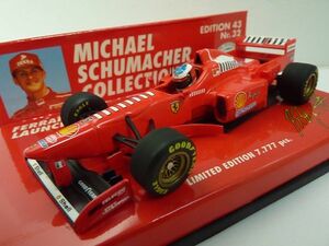 ●Minichamps1/43F1'97フェラーリラウンチM.シューマッハMSC32