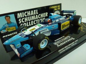 ●Minichamps1/43F1'95ベネトンB195M.シューマッハ英GP/MSC18