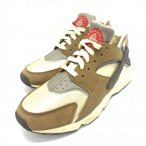 【中古】NIKE×STUSSY AIR HUARACHE LE Desert Oak サイズ27cm DD1381-200[240017556533]