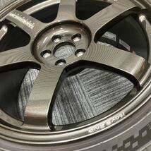 超美品 GR86 BRZ 86 ZN6 ZN8 ZC6 ZD8 TE37 SAGA 18インチ 9J +39 5穴 PCD100 ミシュラン パイロットスポーツ5 225/40R18 235/40R18_画像9