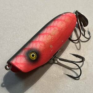 [ name unknown ]no- bite? no bite wood lure 8cm 21g Old lure hand made 