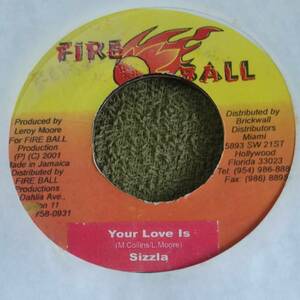 Ture Love Riddim Single 2枚Set #2 from Fire Ball Sizzla Tony Rebel