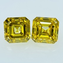 FANCY VIVID YELLOW 0.372ct＆0.358ct/EM/RT2311/CGL_画像2