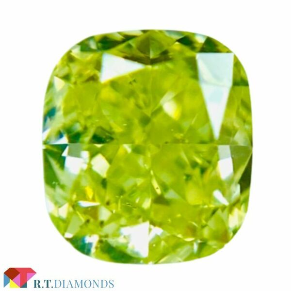 FANCY INTENSE GREEN YELLOW 0.267ct X/RT2237/CGL