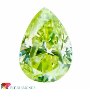 FANCY YELLOW GREEN 0.112ct PS/RT2171/CGL