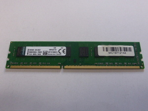 メモリ デスクトップパソコン用 Kingston 低電圧 1.35V DDR3L-1600 PC3L-12800 8GB 起動確認済みです