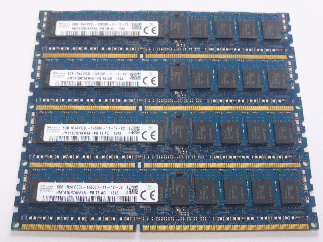 59枚セット】サーバー用メモリ 8GB 1Rx4 PC3L-12800R SAMSUNG / SK