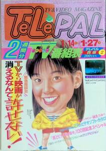 テレパル　TeLePAL　西版　1989年　2号　宮沢りえ　1月14日-1月27日 YB230927S1