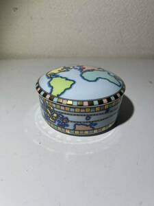 ティファニー ボンボ二エール 世界地図 オブジェ 小物入れ 飾り キャンディーポット