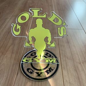 GOLDGYM ゴールドジム　しまむら　コラボ限定品　アクリル板　超美品　メーカー完売品　レア