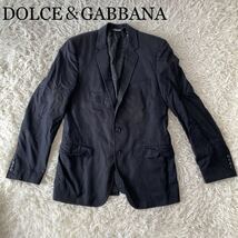 DOLCE＆GABBANA ドルチェ&ガッバーナ テーラードジャケット ブラック M相当_画像1