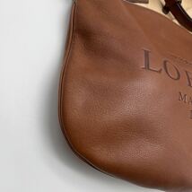 LOEWE ロエベ ショルダーバッグ ヘリテージ ブラウン　レザー 保存袋付きクロシェット リング _画像2