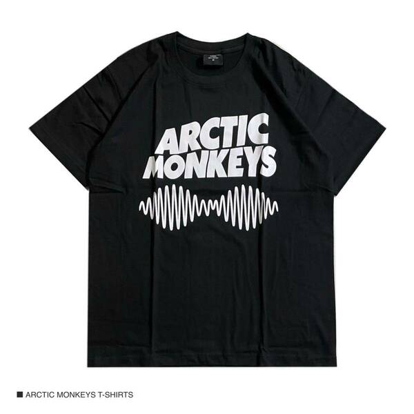 新品 Lサイズ ARCTIC MONKEYS 半袖 Tシャツ ロック バンドT カジュアル シャツ Tee