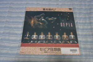 50円即決：美品・ファン垂涎のアイテム： SEPIA 賽を振れ！　シングルレコード　