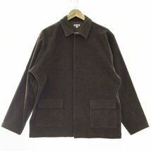 ●2022 美品 スティーブンアラン コーデュロイシャツ ブルゾンメンズL カーキC/W CORDUROY BLOUSON SHIRT 8111-173-0632 2AB/89024_画像1