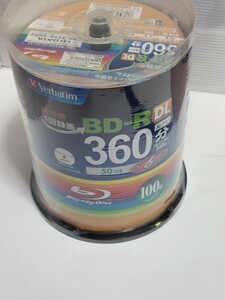 ☆新品未開封品☆100枚パック◆バーベイタム 360分 6倍速対応BD-R DL/VBR260RP100SV1/50GB/Verbatim☆都内より即日発送可能☆送料無料