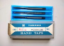 (080) 1.7×0.35 2×0.4 2.3×0.25 2.6×0.45左 ハンドタップ 計12本 YAMAWA ヤマワ【未使用品】_画像5