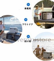 釣り用クーラーボックス 大容量 大型45L 座れる頑丈マッスルボディ 防水 サイドハンドル キャスター付 釣り 保冷力 水栓付き グリーン_画像6