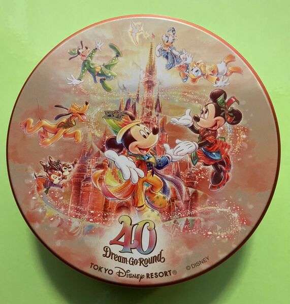 ディズニー40周年 チョコレート缶 缶のみ