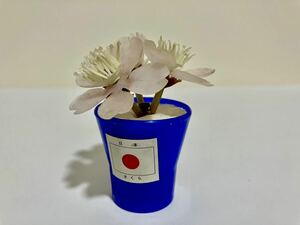 ナショナルハイトップ　おまけ　世界の花　さくら　桜　日本　ノベルティ　グリコ　カバヤ